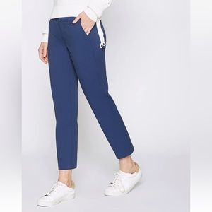 JOIE Golda Trousers Cropped Relaxed Pants Midrise